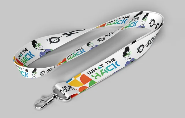 What The Hack, lanyard close-up